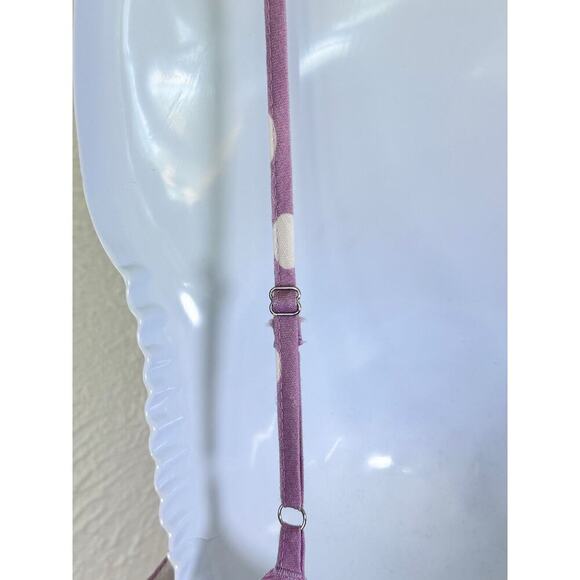 New CHARLIE HOLIDAY Anthropologie Isabella Maxi Dress Lavender White Polkadot 4 - Picture 9 of 11